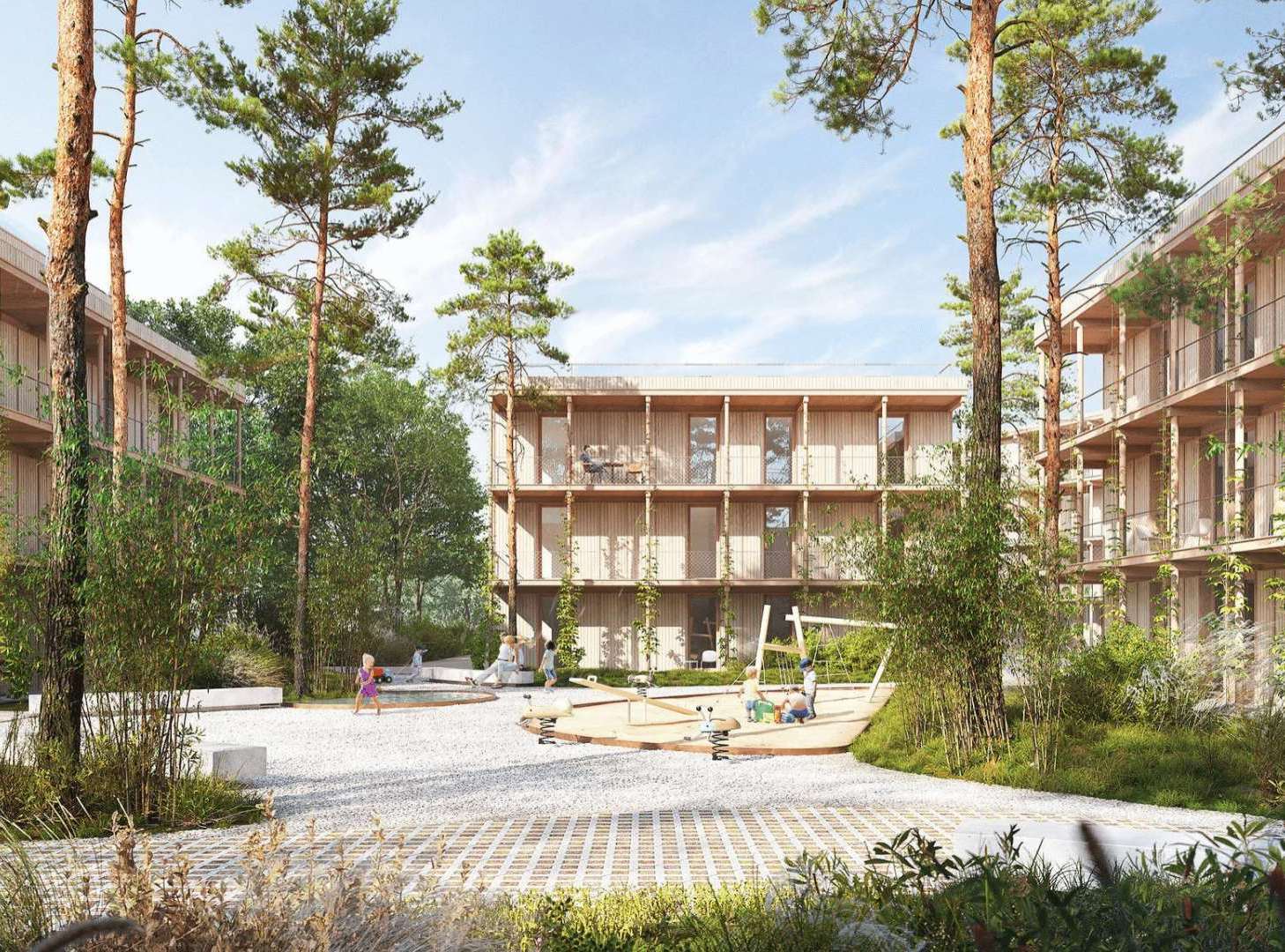 Візуалізація енергоефективного житла Teofipol Workforce Eco-Housing